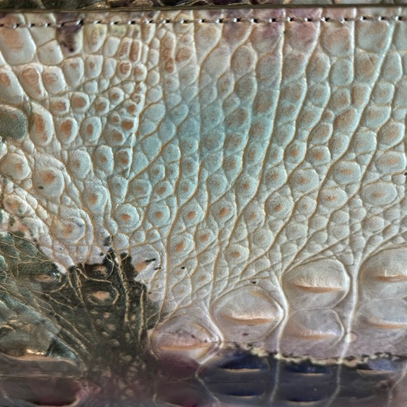 Brahmin Embossed Leather Multi Pastel Colored Handbag - Picture 5 of 16